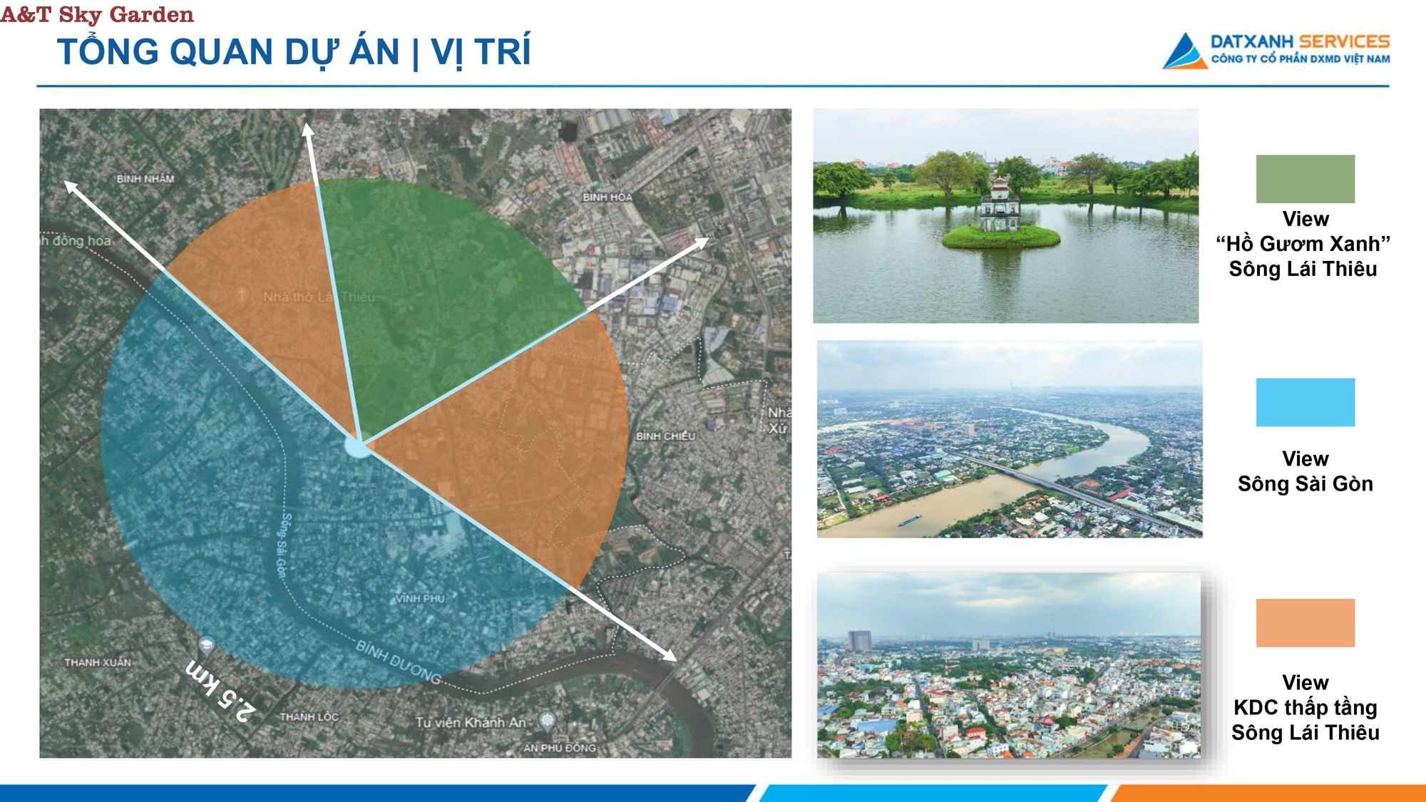 A&T Sky Garden sở hữu căn hộ 3 mặt hướng thủy